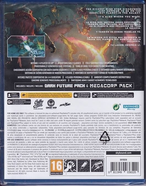 Deep Rock Galactic Special Edition - i Folie - PS5 (AA-Grade) (Genbrug)